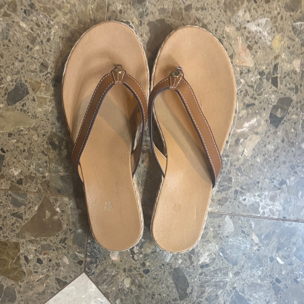 Elegant Tan Women's Sandals - Picture 2 of 3